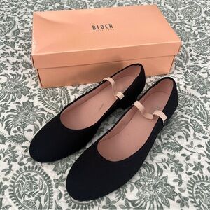 Bloch Ladies Accent Canvas Character Shoes, Ballet Shoes, Size 10.5, EUC